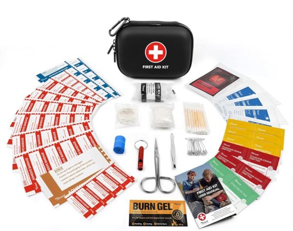 Mini First Aid Kit, 100 Pieces Water-Resistant Har... - Image 5