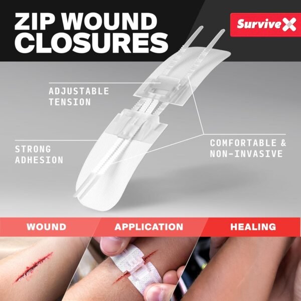 Zip Stitch Wound Closure Strips - Repair Wounds Wi... - Image 3