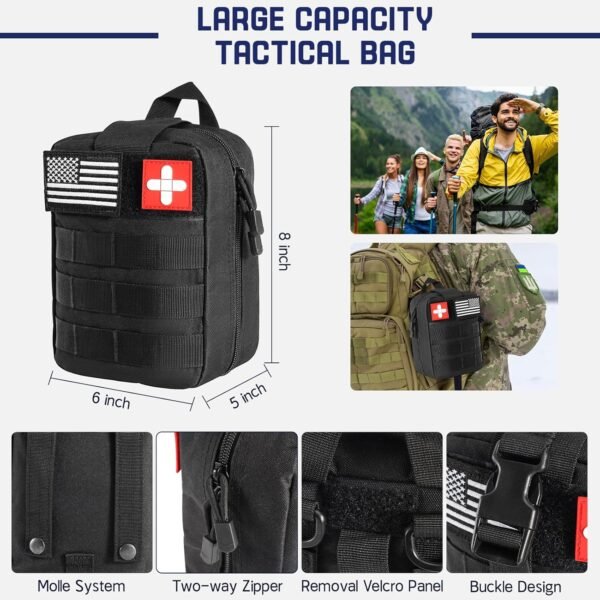 Survival Kits, 149Pcs Survival Gear First Aid Kit ... - Image 3