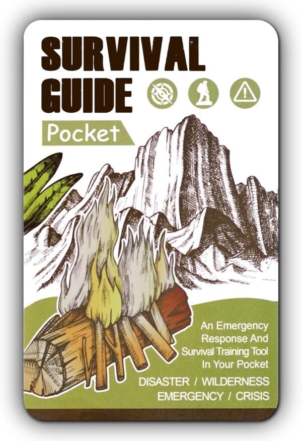 Tiny Pocket Survival Guide EDC Survival Kits Milit... - Image 2