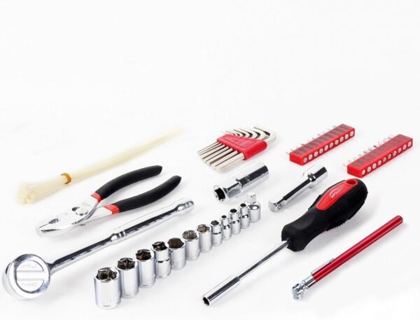 Apollo Tools 56 Piece Compact SAE Auto Tool Set in... - Image 5