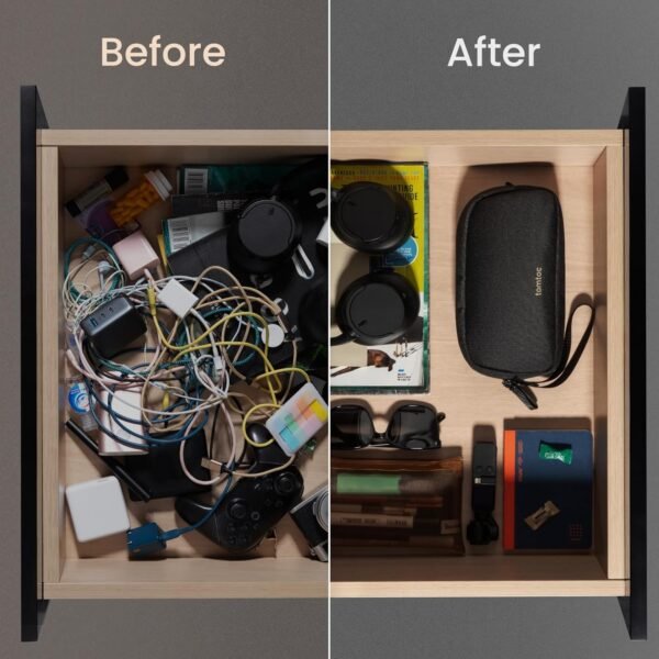 tomtoc Electronics Organizer Travel Case, Water Re... - Image 10