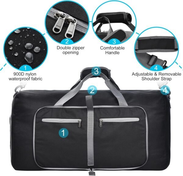 Felipe Varela Duffle Bag with Shoes Compartment an... - Image 8