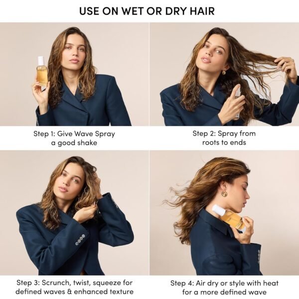 OUAI Travel Size Wave Spray - Texture Spray for Ha... - Image 7
