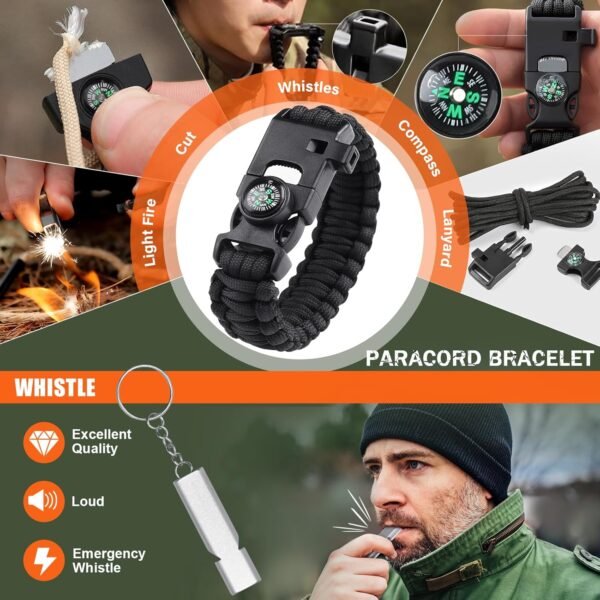 Alritz Emergency Survival Kit, for Men 12 in-1 Out... - Image 3