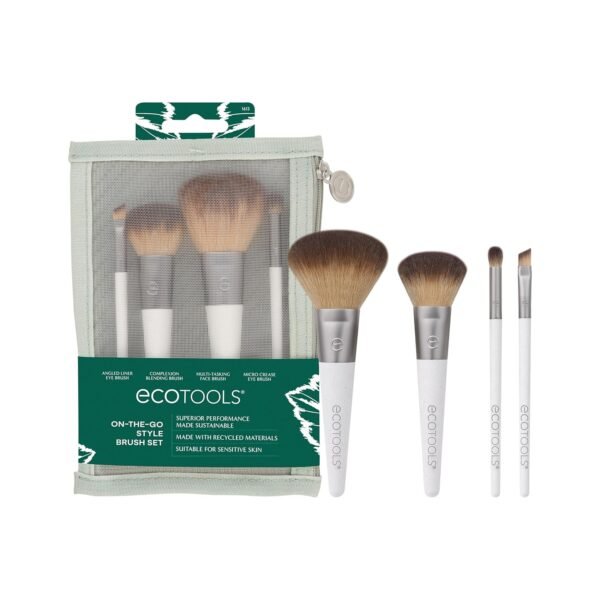 EcoTools On-The-Go Makeup Brush Kit, Travel-Friend... - Image 2