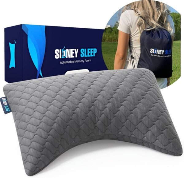 Sidney Sleep Mini Travel Size Neck Pillow - Knee, ... - Image 2