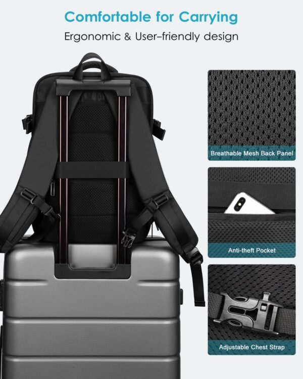 HOMIEE 40L Travel Backpack TSA Approved Personal I... - Image 7