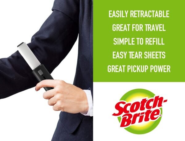 Scotch-Brite Mini Travel Lint Roller, Works Great ... - Image 8
