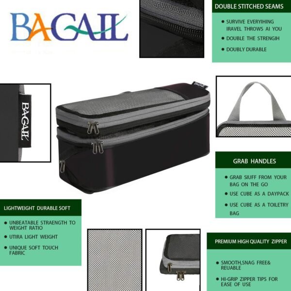 BAGAIL 4 Set/6 Set/8 Set Compression Packing Cubes... - Image 4