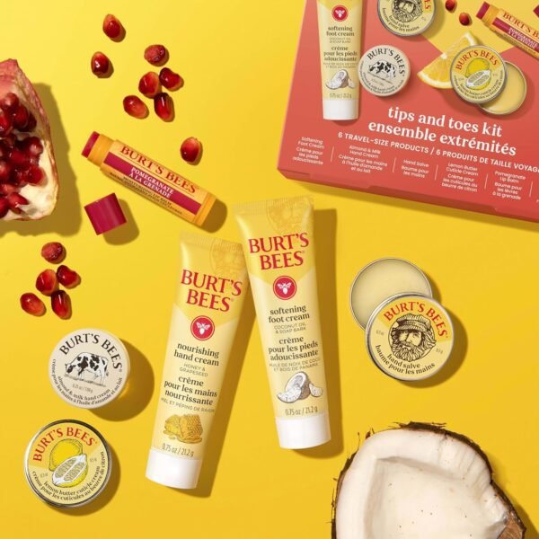 Burt's Bees Gifts Ideas, Tips and Toes Kit, 6 Trav... - Image 11