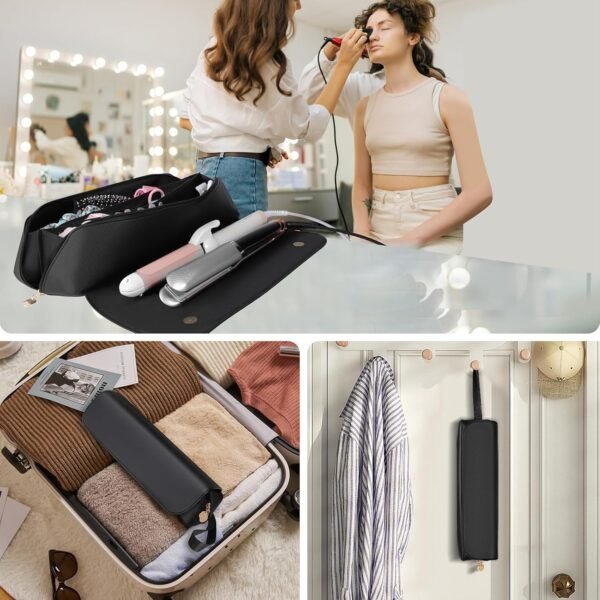SS Hair Tools Travel Bag and Heat Resistant Mat fo... - Image 10