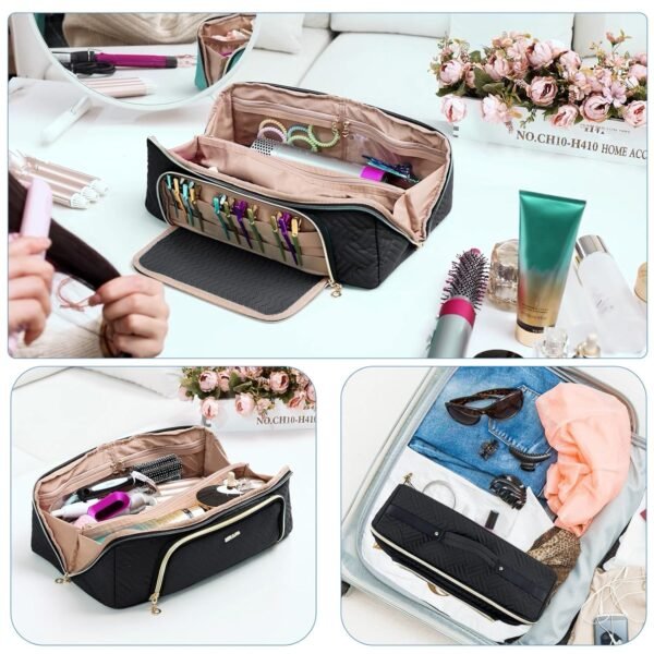 Large Hair Tools Travel Bag with Iron Mat - 2in1 H... - Image 7