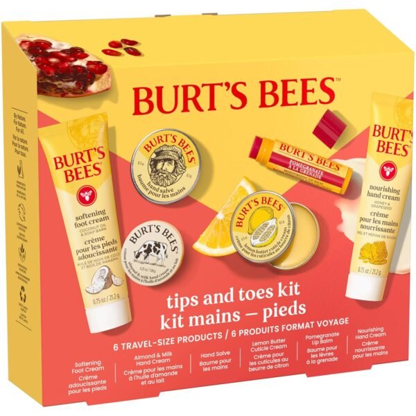 Burt's Bees Gifts Ideas, Tips and Toes Kit, 6 Trav... - Image 18