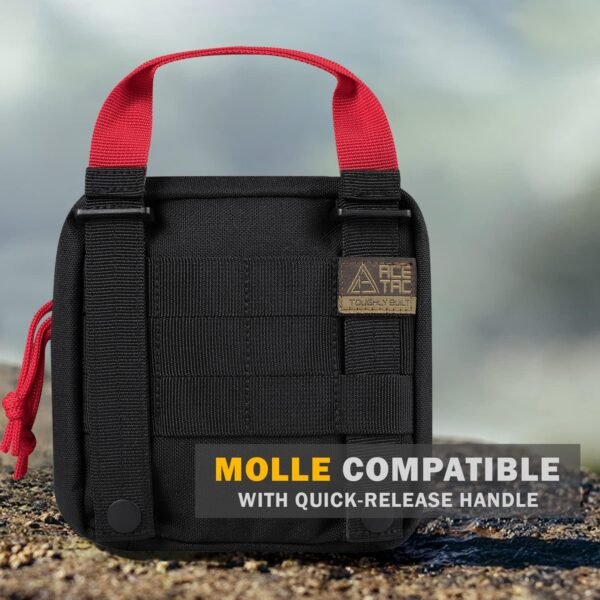 Everlit 180 Pieces Tactical First Aid Kit IFAK Mol... - Image 4