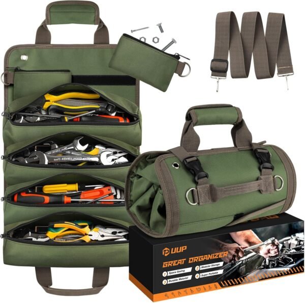 Tool Bag Roll Up, UUP Heavy Duty Rolled Empty Tool... - Image 2