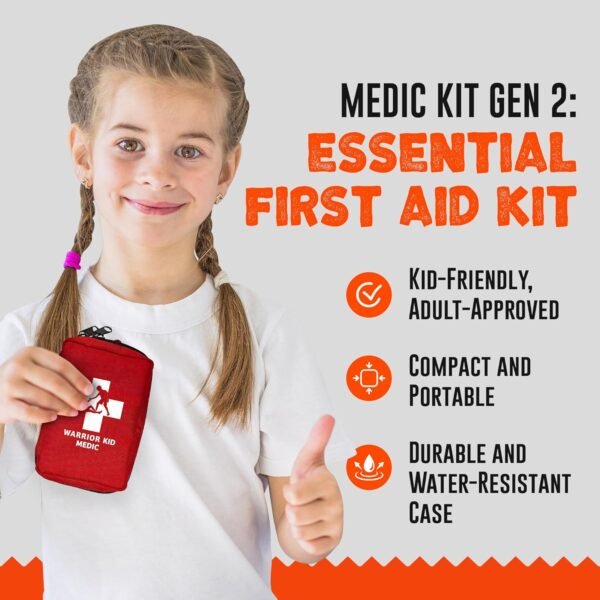 Kids First Aid Kit - Travel First Aid Kit Survival... - Image 8