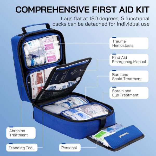 Professional 508 PCS First Aid Kit – 4-in-1 Detach... - Image 3