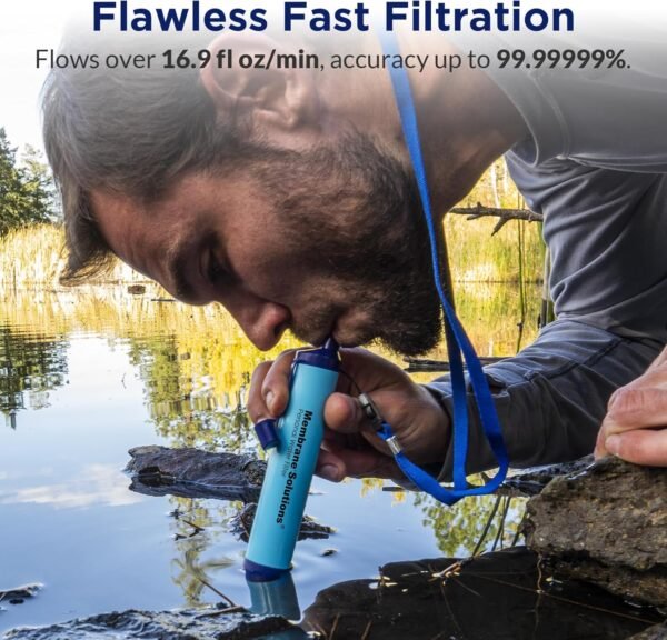 Membrane Solutions Straw Water Filter S1, NSF/ANSI... - Image 4