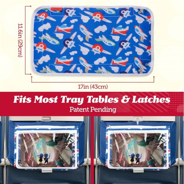 Lusso Gear Kids Travel Tray Table Cover with Pocke... - Image 7
