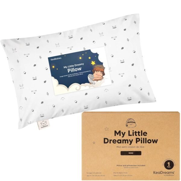 Mini Toddler Pillow with Pillowcase - 9x13 My Litt... - Image 2