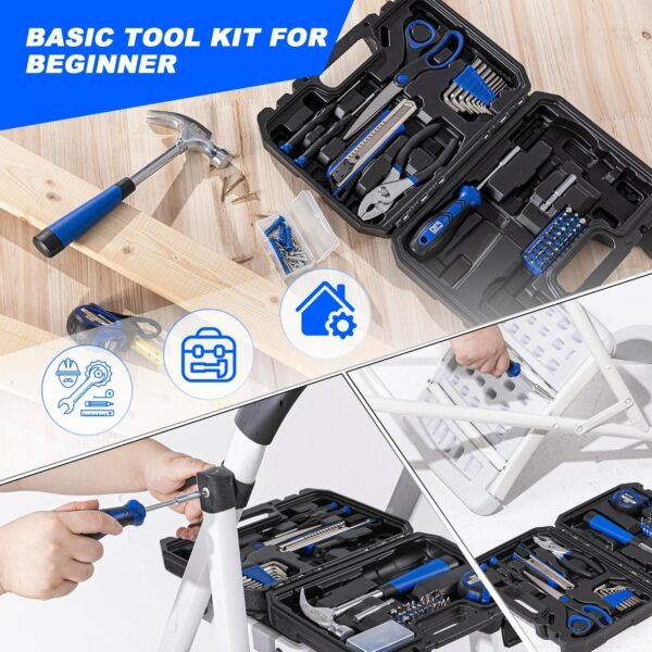 Prostormer 93-Piece Tool Kit, Basic Household Repa... - Image 5