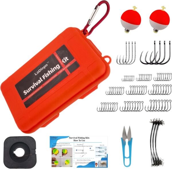 LoDinpo Mini Survival Fishing Kit Small Emergency ... - Image 2