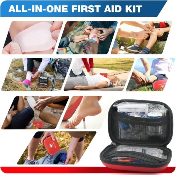 Mini First Aid Kit 100 PCS Emergency Kit for Home ... - Image 6