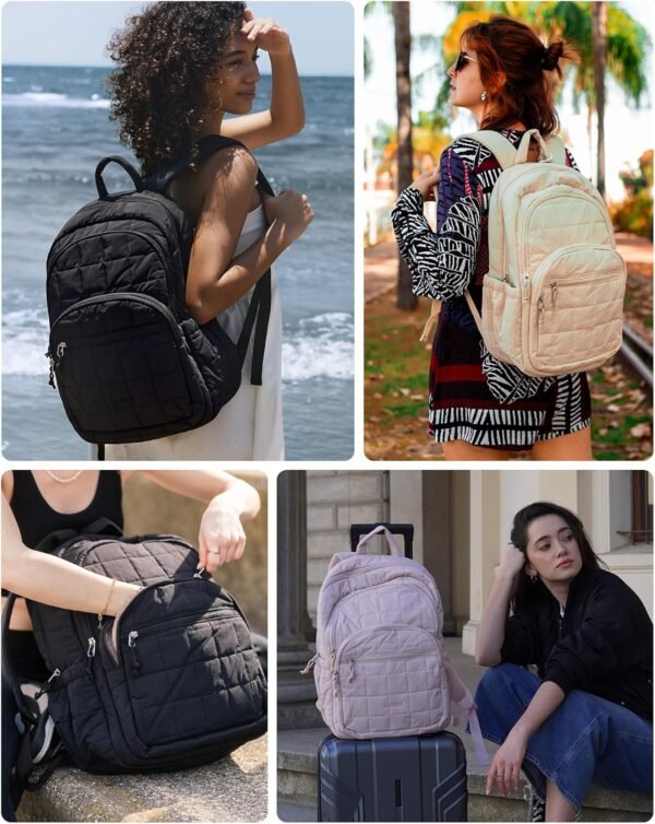 BAGSMART College Laptop Backpack, Travel Backpack ... - Image 9
