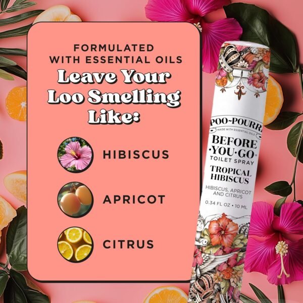 Poo-Pourri Before-You-Go Toilet Spray, Tropical Hi... - Image 9