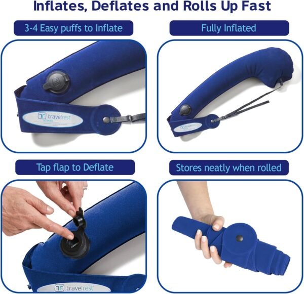 TRAVELREST Ultimate Travel Pillow & Body Pillow - ... - Image 8