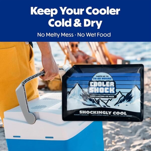 Cooler Shock Reusable Ice Packs for Cooler - Long ... - Image 8