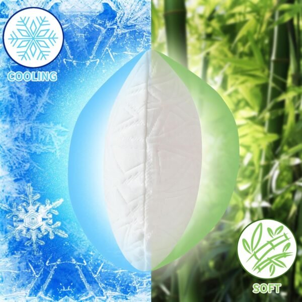 Small Cooling Shredded Gel Memory Foam Pillow，Adju... - Image 5