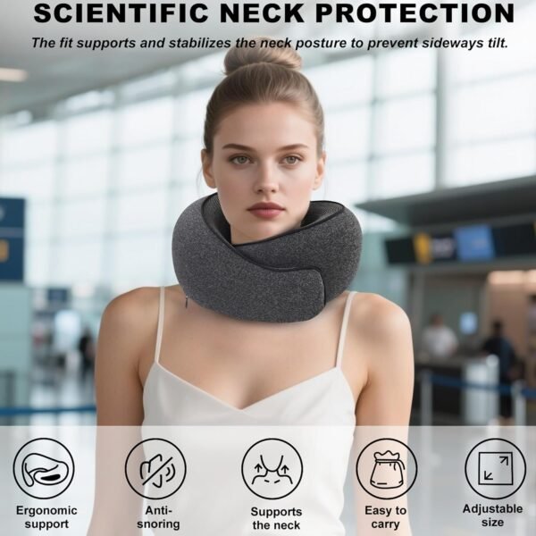 Travel Pillow,Travel Neck Pillows for Airplanes,Co... - Image 5
