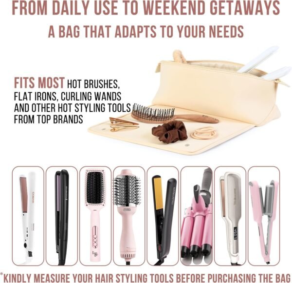 Hair Tools Travel Bag and Heat Resistant Mat for F... - Image 7