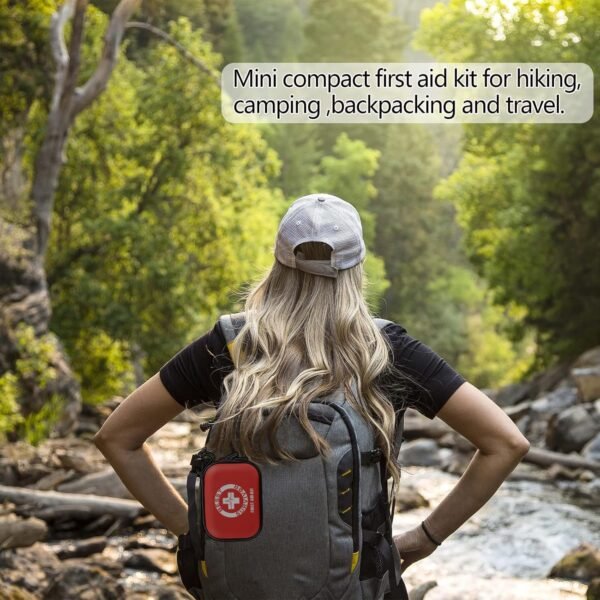 Mini First Aid Kit -Small Waterproof Hard Shell Me... - Image 7