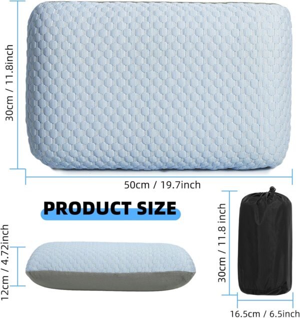 Travel and Camping Pillow- Compressible Medium Fir... - Image 3
