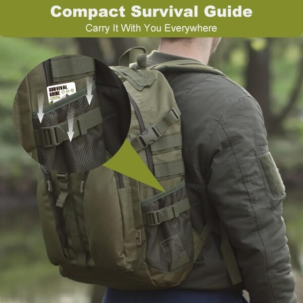 Tiny Pocket Survival Guide EDC Survival Kits Milit... - Image 4