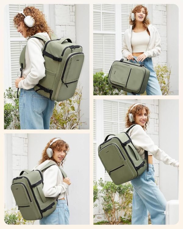 LOVEVOOK Travel Backpack for Women & Men, 40L Larg... - Image 7