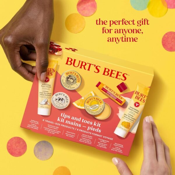Burt's Bees Gifts Ideas, Tips and Toes Kit, 6 Trav... - Image 7