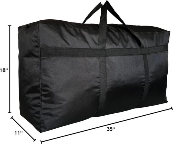 Extra Large Storage Duffle Bag with Zippers and Ha... - Image 10
