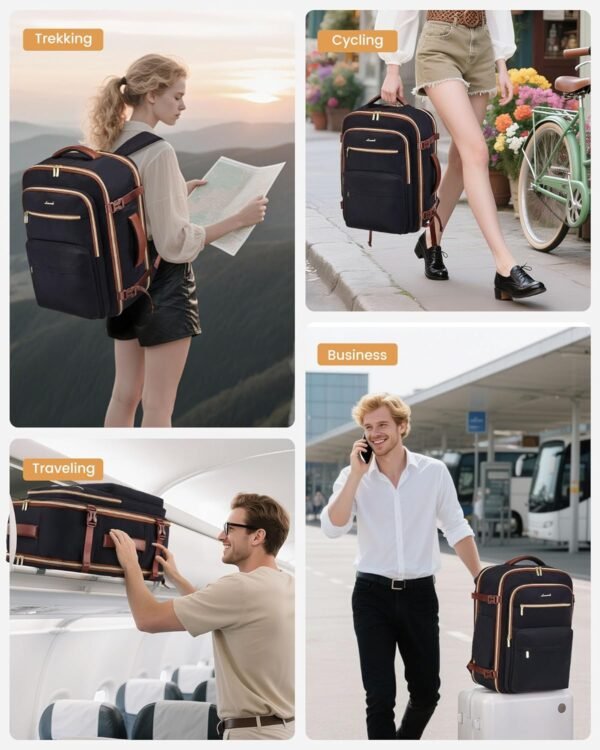 LOVEVOOK Carry On Travel Backpack for Women, Airli... - Image 7