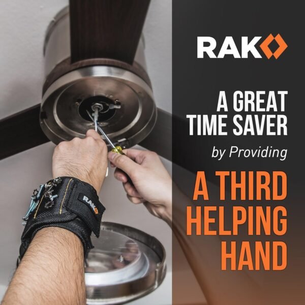 RAK Magnetic Wristband for Holding Screws, Nails a... - Image 6