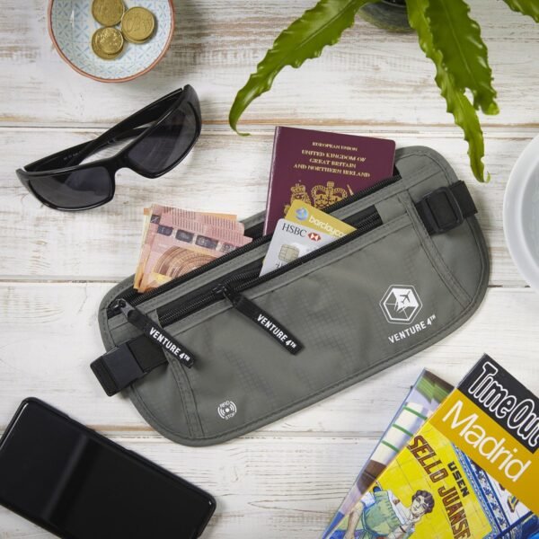 VENTURE 4TH Travel Money Belt - Slim Passport Hold... - Image 7