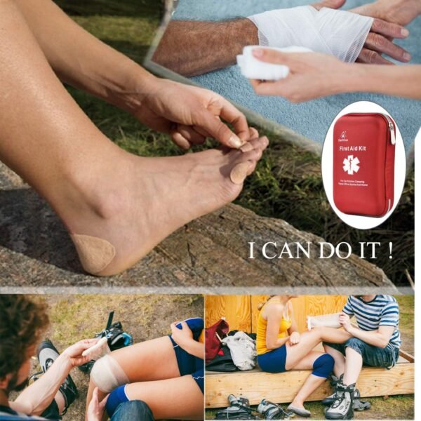 deftget 163 Pieces First Aid Kit Waterproof IFAK M... - Image 6