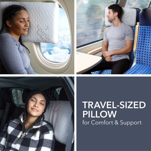 Vaverto Gray Travel and Camping Pillow - Compressi... - Image 5