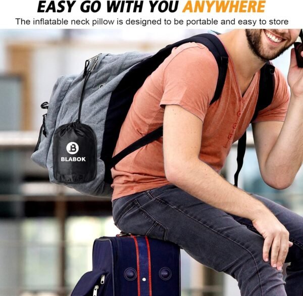 Inflatable Travel Pillow,Multifunction Travel Neck... - Image 8