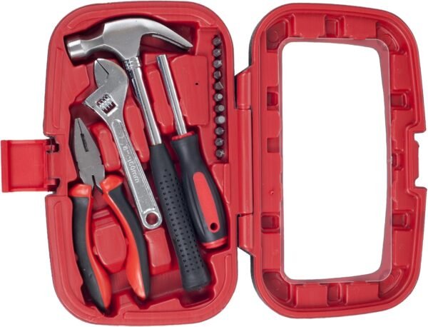 15-Piece Tool Set - Household Tool Kit with Hammer... - Image 5