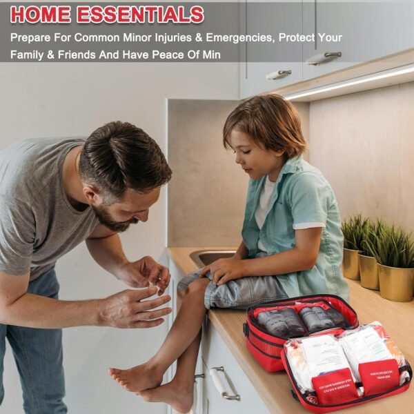 Premium 450 Piece Large First Aid Kit for Home, Tr... - Image 7