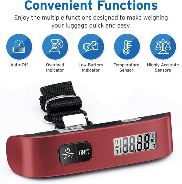Etekcity Luggage Scale for Travel Essentials, Digi... - Image 3